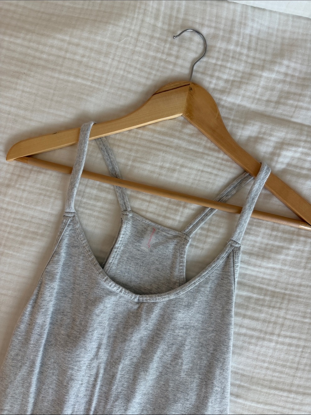 Free People Light Gray Mini Dress with Pockets - Picture 2 of 5